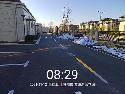 蘇州道路標線冷漆多少錢一平？道路劃線價格多少一米？