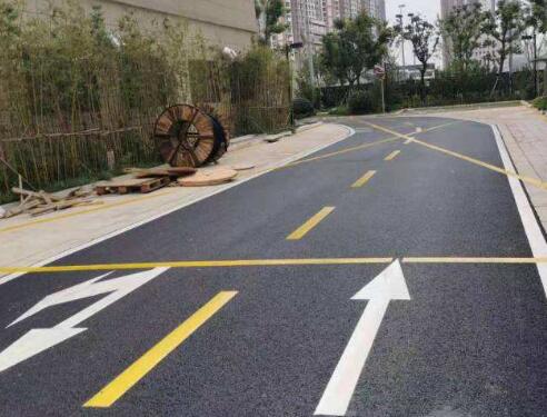 蘇州小區(qū)道路劃線哪家好？推薦江蘇中穎