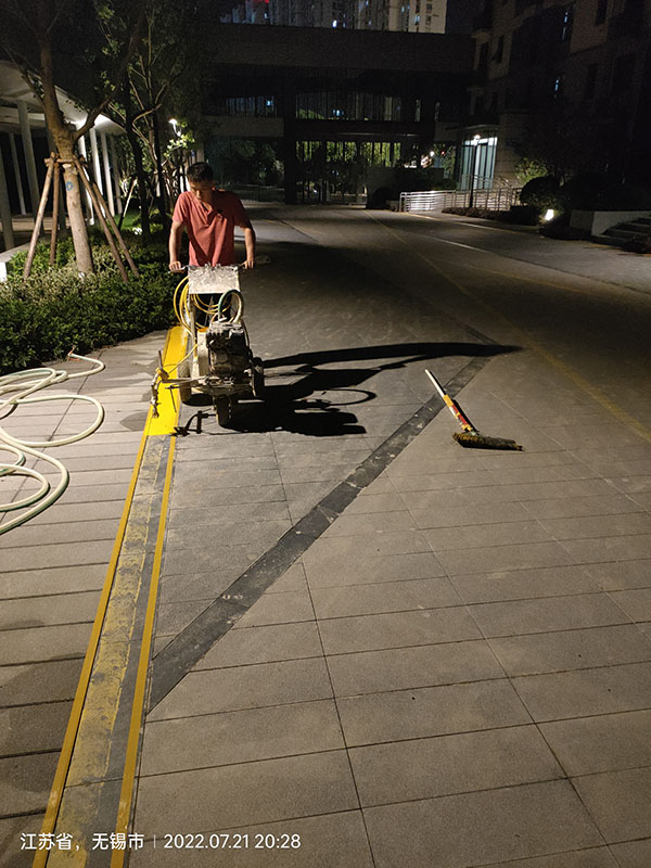 飛揚(yáng)無錫道路劃線項目