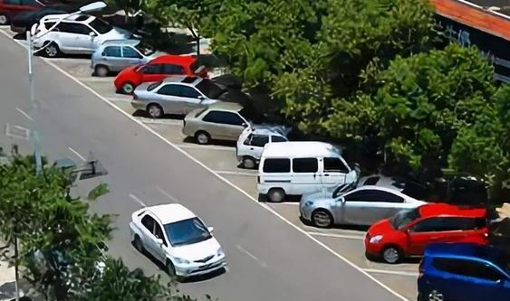 45度斜車位劃線標(biāo)準(zhǔn)尺寸圖，45度斜停車位設(shè)計(jì)圖？