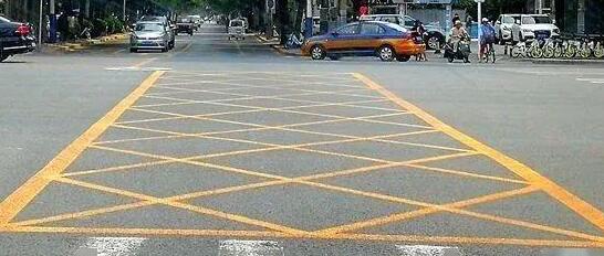 江蘇中穎南京道路劃線編輯分析，禁止停留線怎么畫？