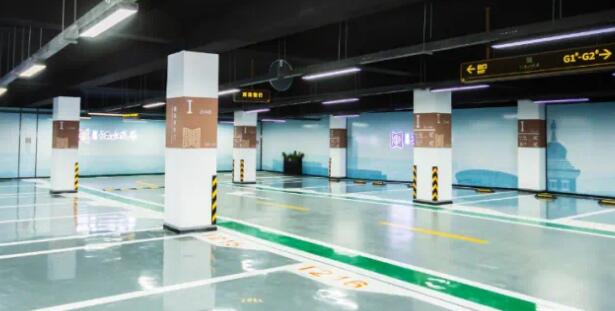 地下車庫電梯口是否能劃車位？